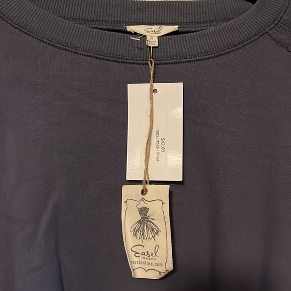 Easel Boho color block sweatshirt - Picture 4 of 6